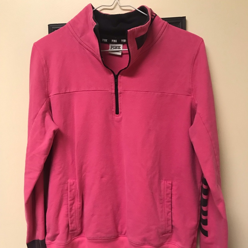 “Pink “ half zip pullover